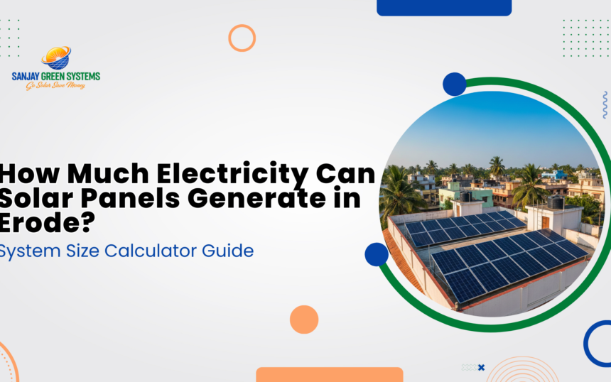 solar panel installation in Erode